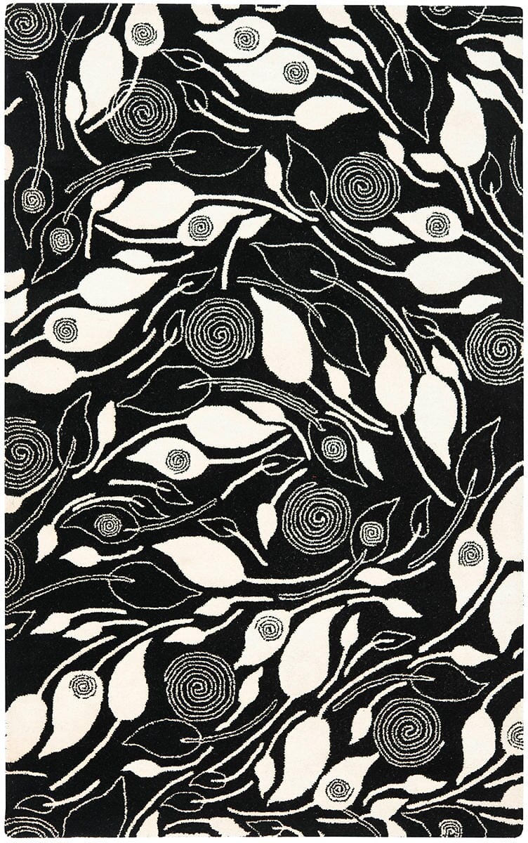 Safavieh Soho Soh217B Black / Ivory Rugs.