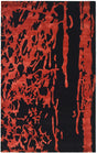 Safavieh Soho Soh326B Black / Red Rugs.