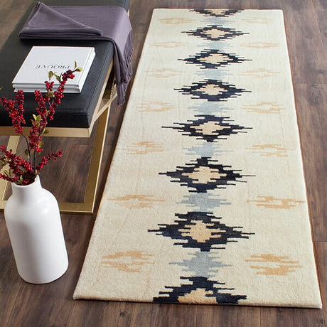 Safavieh Soho Soh339A Ivory / Dark Grey Rugs.