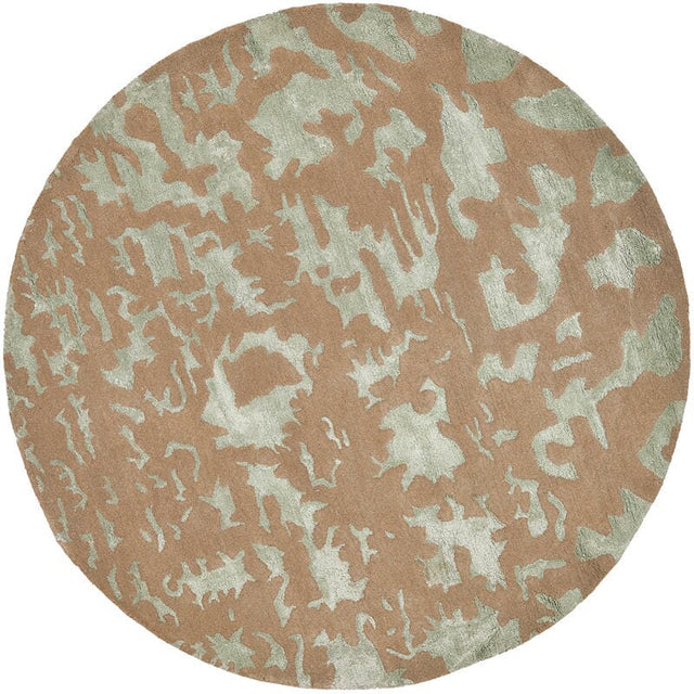 Safavieh Soho Soh525B Taupe / Light Blue Rugs.