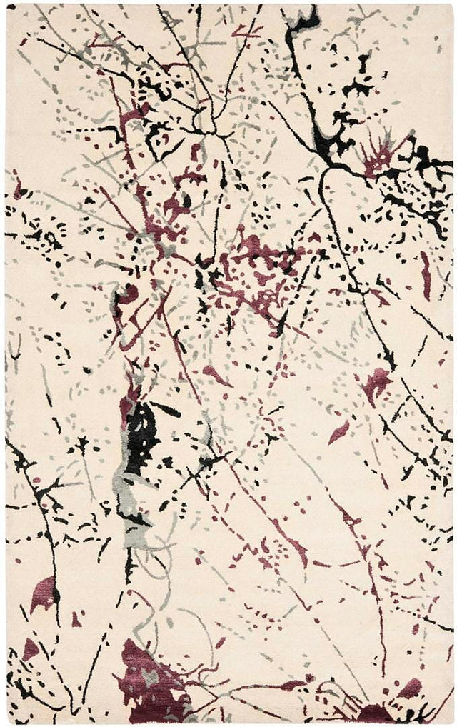 Safavieh Soho Soh529A Ivory / Purple Rugs.