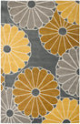 Safavieh Soho Soh705A Grey / Yellow Rugs.