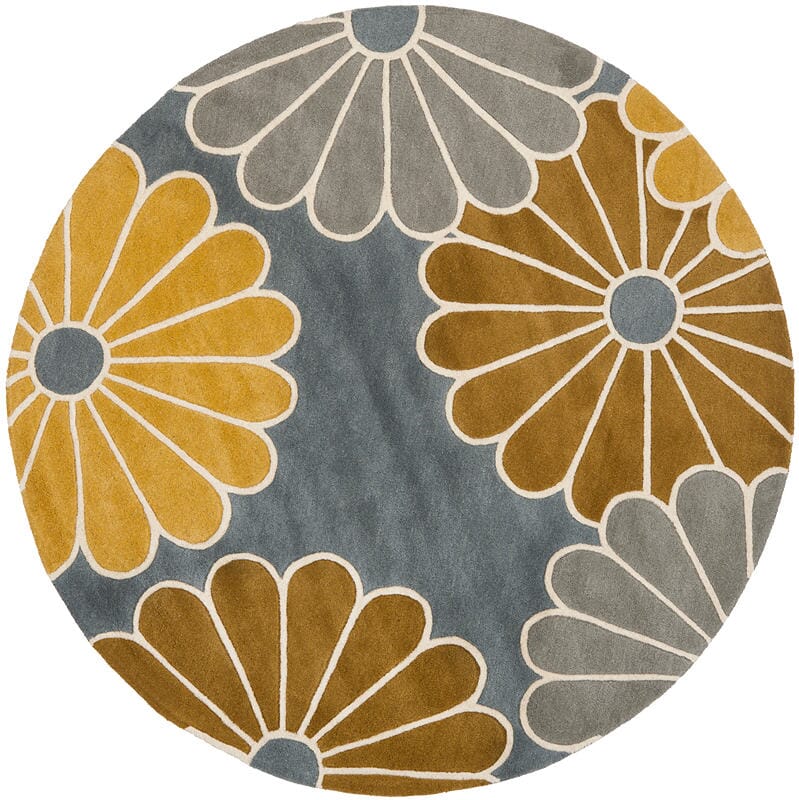 Safavieh Soho Soh705A Grey / Yellow Rugs.