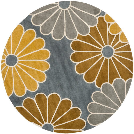 Safavieh Soho Soh705A Grey / Yellow Rugs.