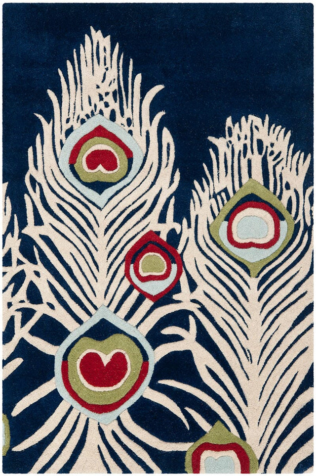 Safavieh Soho Soh709A Blue / Ivory Rugs.