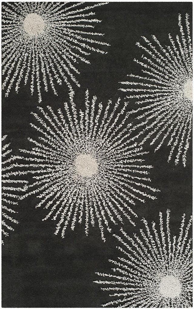 Safavieh Soho Soh712H Charcoal / Ivory Rugs.