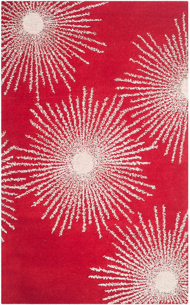 Safavieh Soho Soh712L Red / Ivory Rugs.