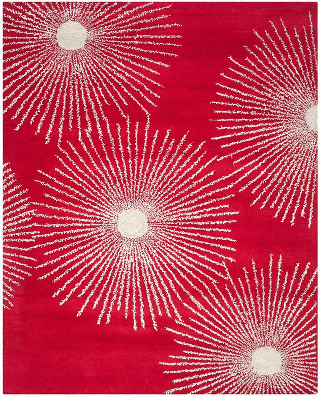 Safavieh Soho Soh712L Red / Ivory Rugs.