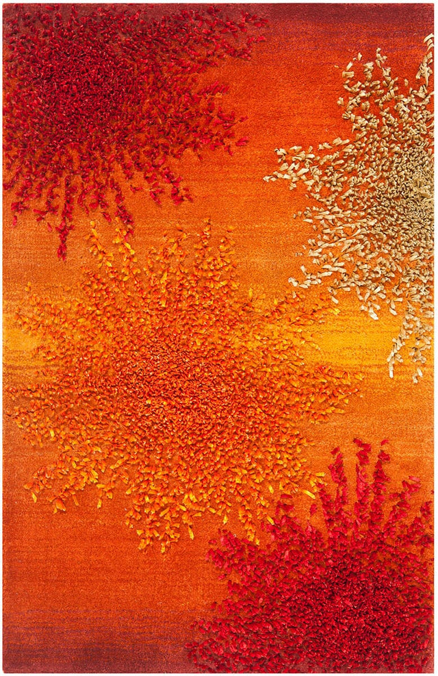 Safavieh Soho Soh712R Rust / Multi Rugs.