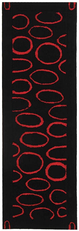 Safavieh Soho Soh714B Black / Red Rugs.