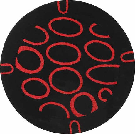 Safavieh Soho Soh714B Black / Red Rugs.