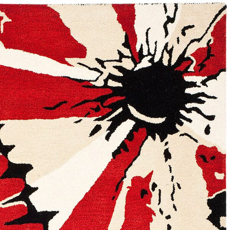 Safavieh Soho Soh729A Black / Red Rugs.