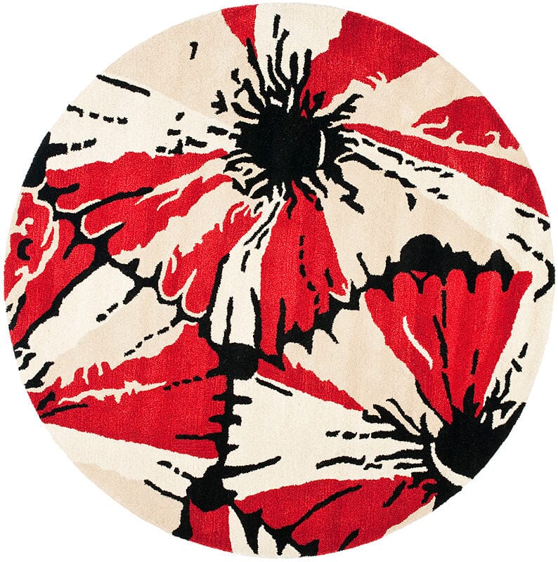 Safavieh Soho Soh729A Black / Red Rugs.