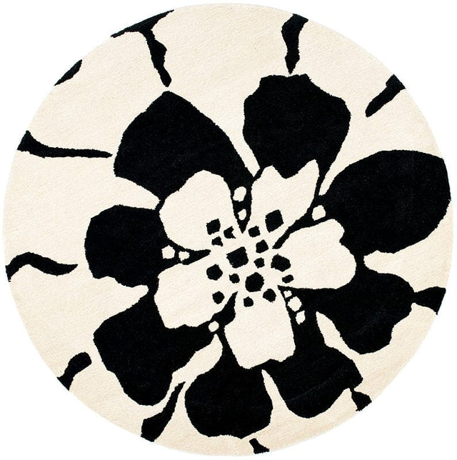 Safavieh Soho Soh730A Black / White Rugs.