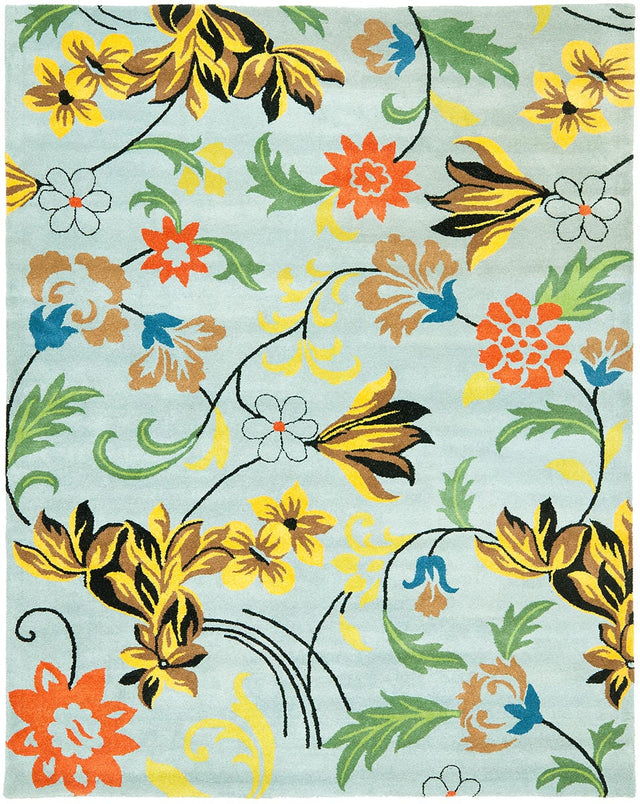 Safavieh Soho Soh736B Blue / Multi Rugs.