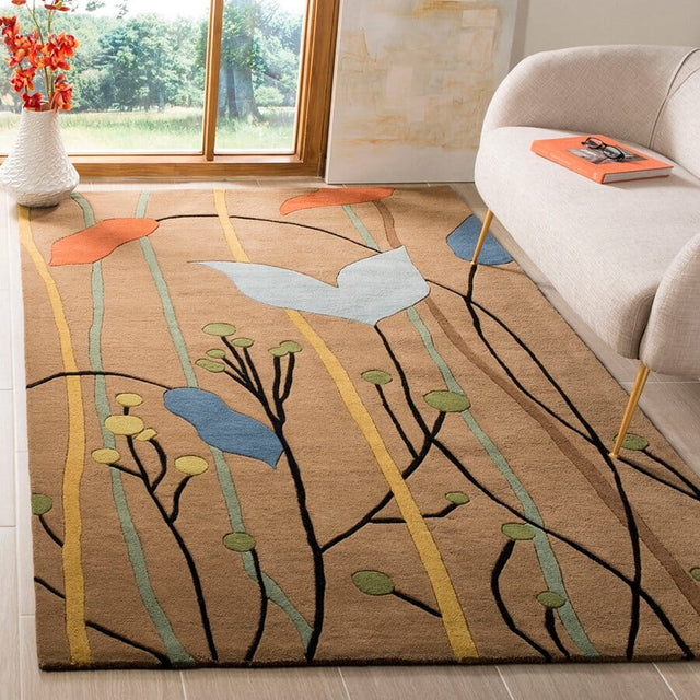 Safavieh Soho Soh746B Brown / Multi Rugs.