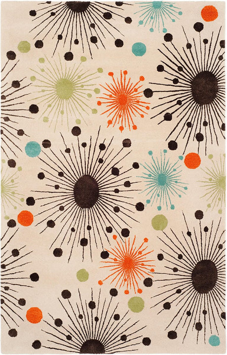 Safavieh Soho Soh747A Ivory / Multi Rugs.