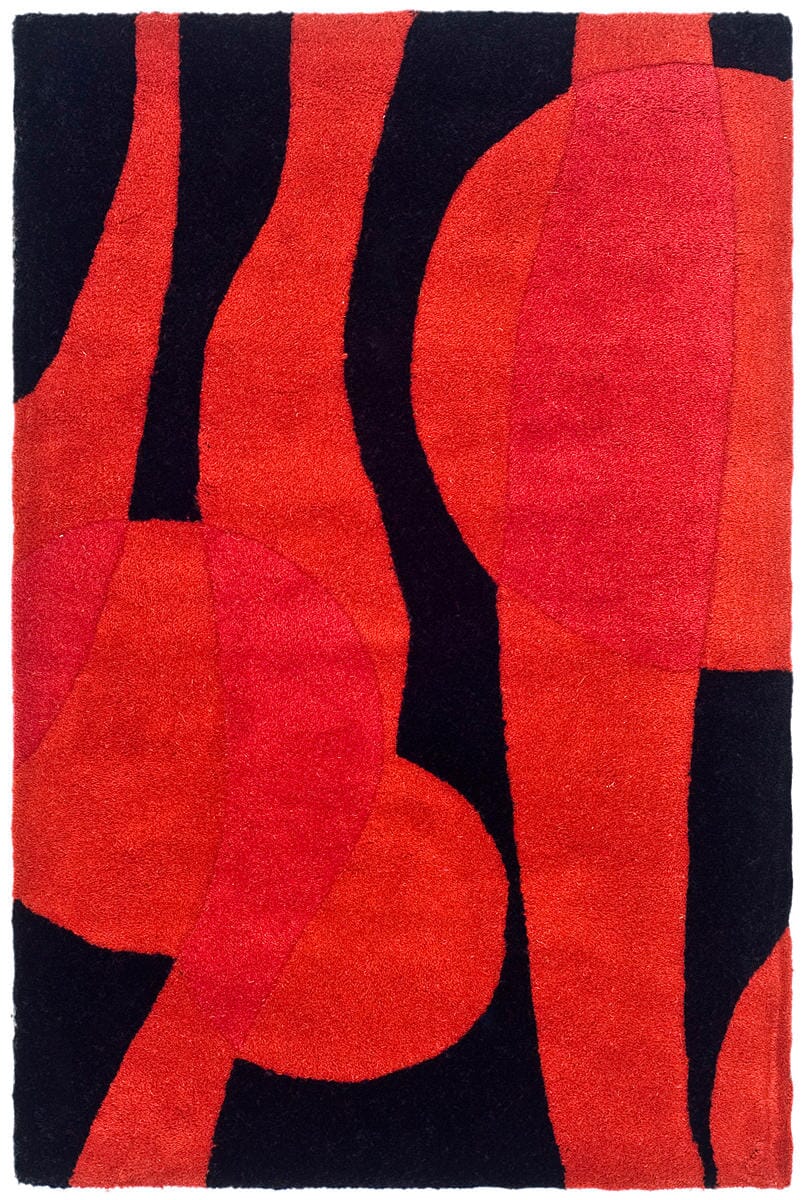 Safavieh Soho soh755a Black / Red Rugs.