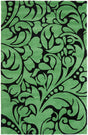 Safavieh Soho Soh759B Black / Teal Rugs.