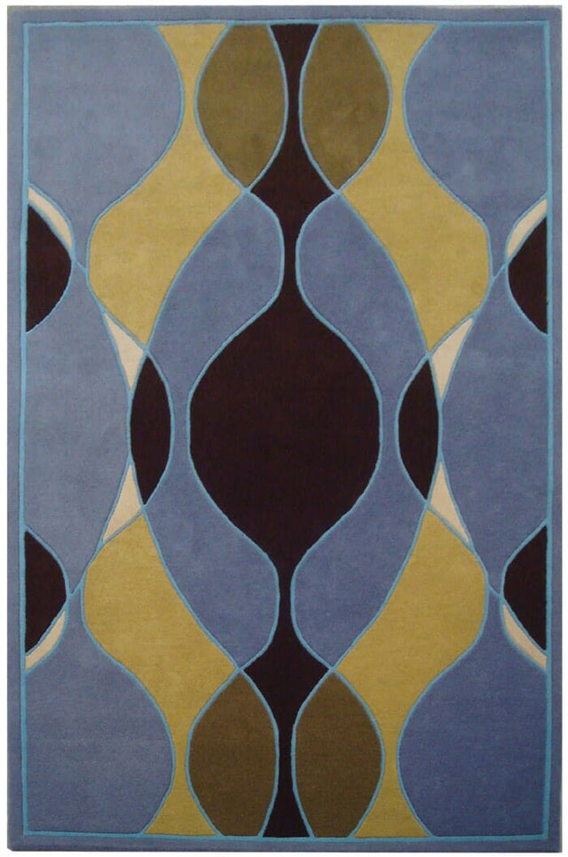 Safavieh Soho Soh762B Blue / Multi Rugs.