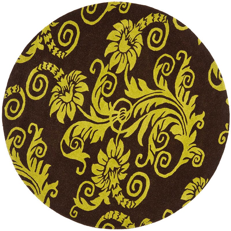 Safavieh Soho Soh765D Brown / Green Rugs.