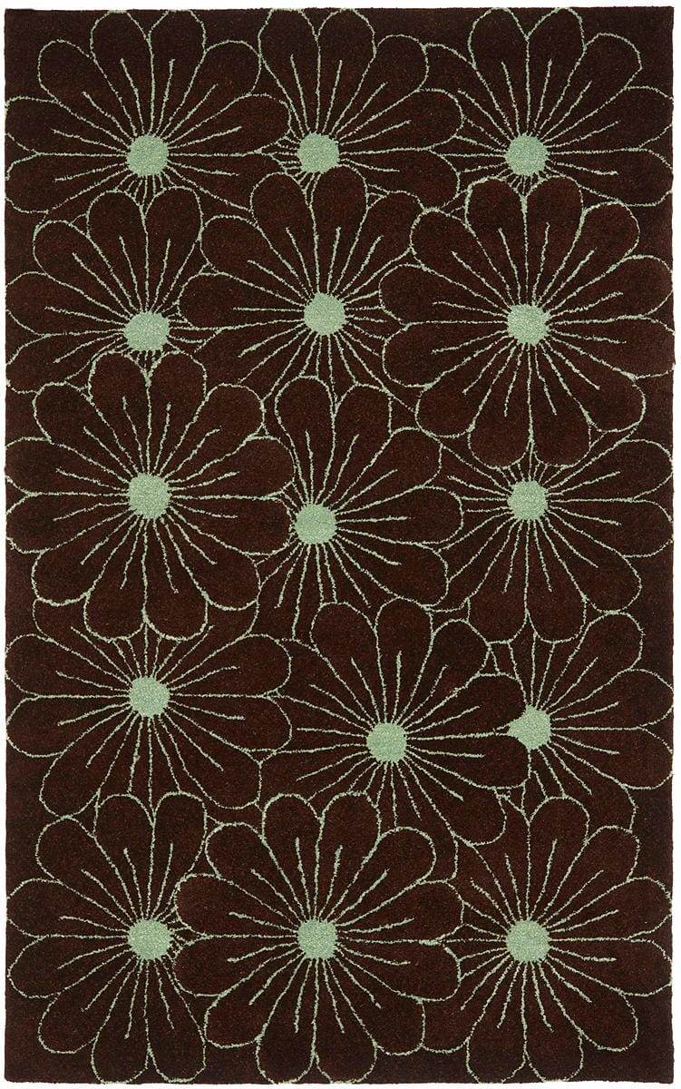 Safavieh Soho Soh768C Brown / Teal Rugs.