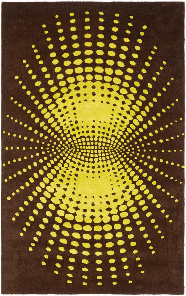 Safavieh Soho Soh769B Brown / Green Rugs.