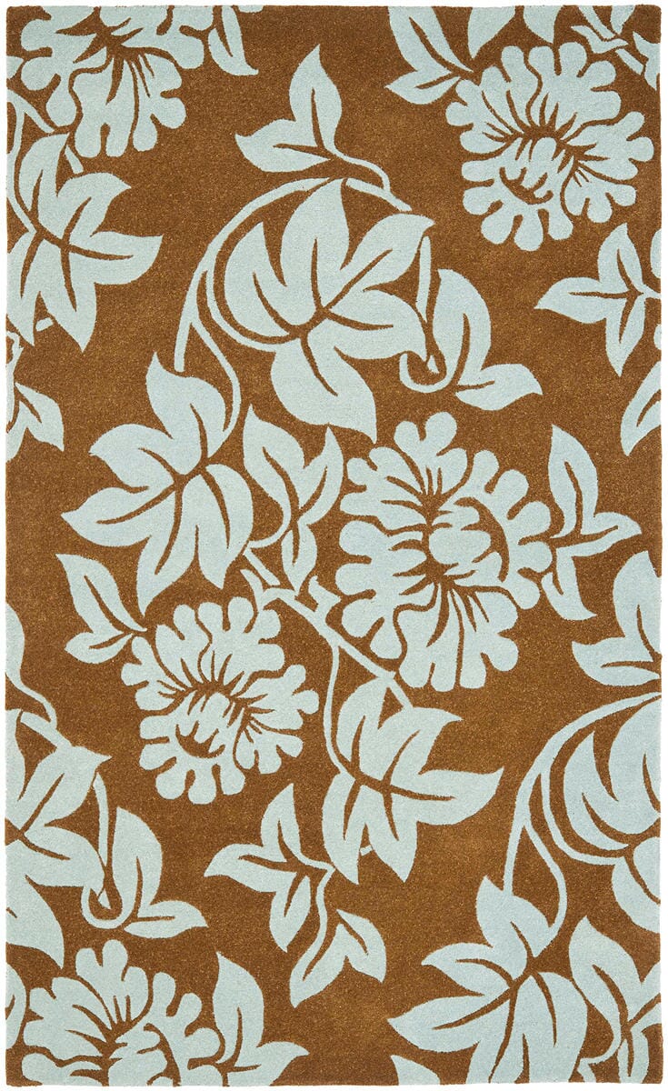 Safavieh Soho Soh770B Light Brown / Blue Rugs.