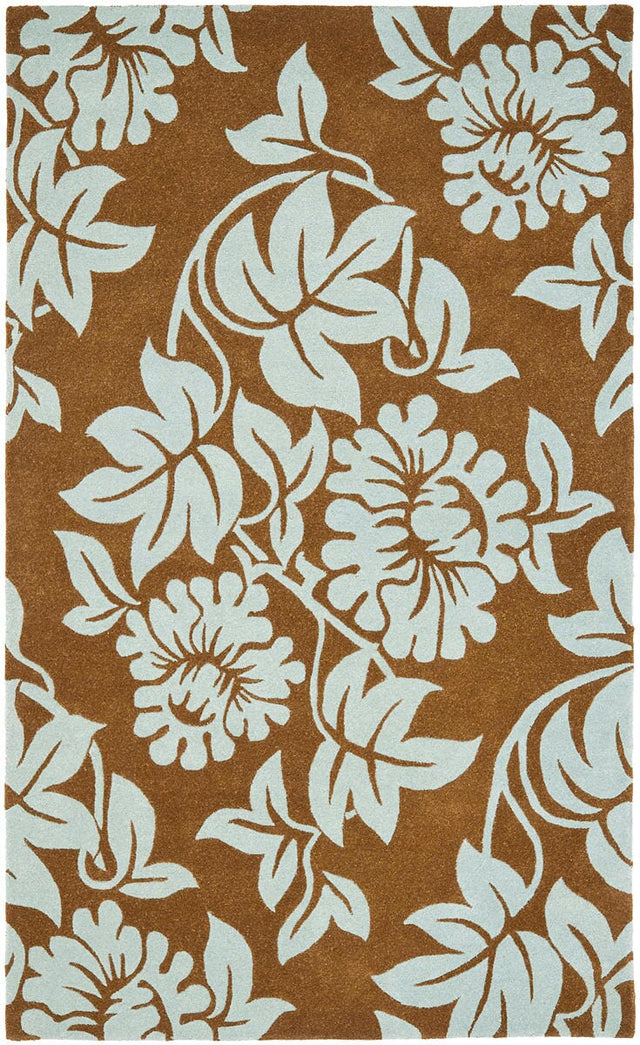 Safavieh Soho Soh770B Light Brown / Blue Rugs.