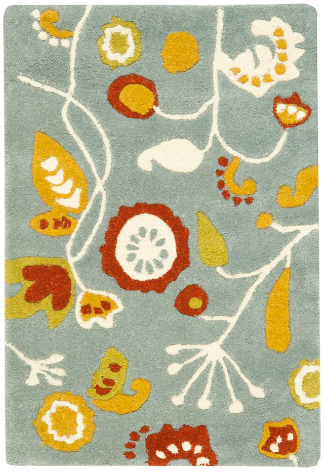 Safavieh Soho Soh772A Light Blue / Multi Rugs.