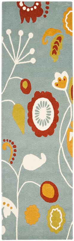 Safavieh Soho Soh772A Light Blue / Multi Rugs.