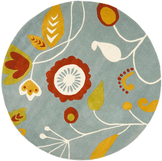 Safavieh Soho Soh772A Light Blue / Multi Rugs.