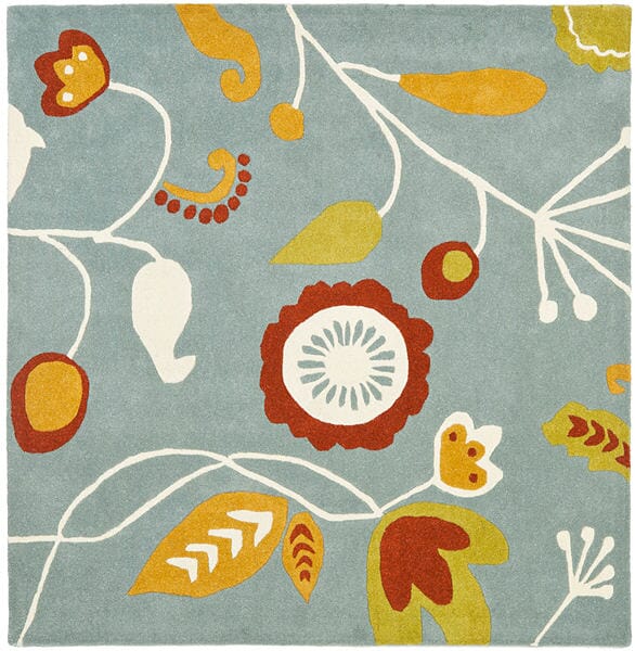 Safavieh Soho Soh772A Light Blue / Multi Rugs.
