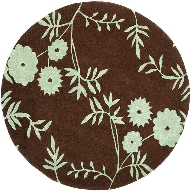 Safavieh Soho Soh774B Brown / Teal Rugs.