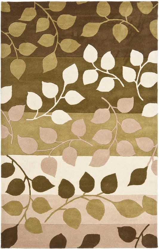 Safavieh Soho Soh785A Green / Beige Floral / Country Area Rug
