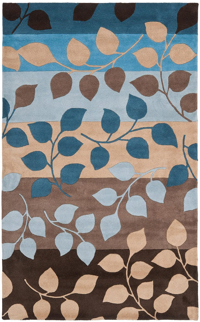 Safavieh Soho Soh785B Brown / Blue Rugs.
