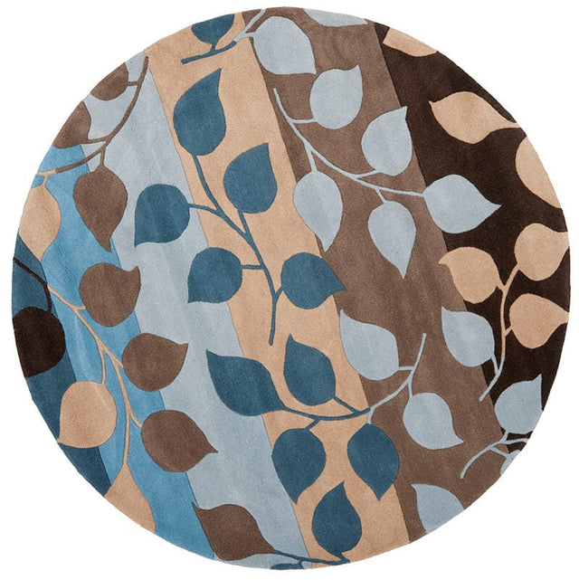 Safavieh Soho Soh785B Brown / Blue Rugs.