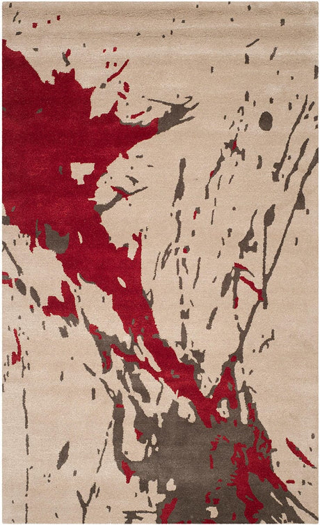 Safavieh Soho Soh794B Grey / Orange Rugs.