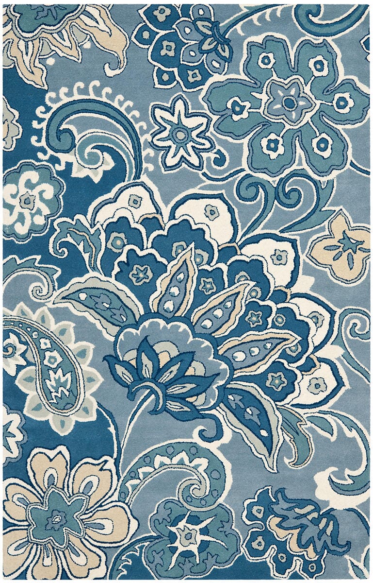 Safavieh Soho Soh797A Blue / Multi Rugs.