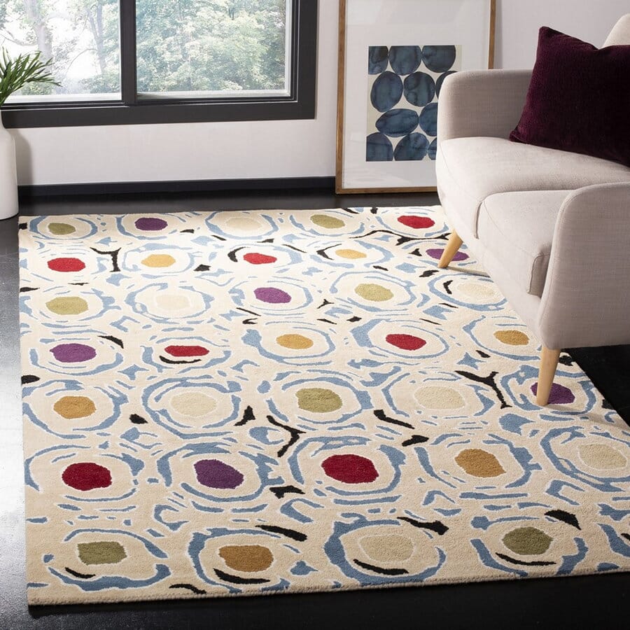 Safavieh Soho Soh828A Ivory / Multi Rugs.
