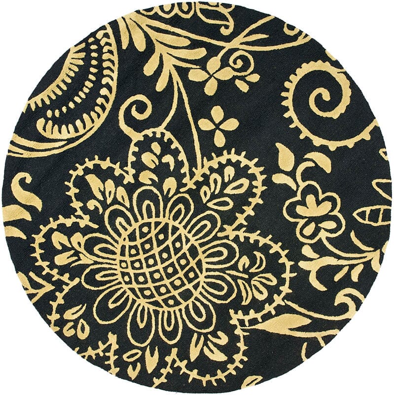 Safavieh Soho Soh832A Black / Green Rugs.