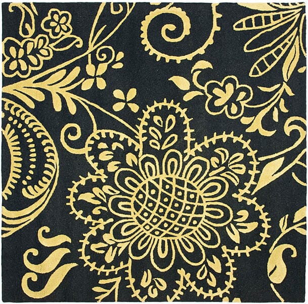 Safavieh Soho Soh832A Black / Green Rugs.