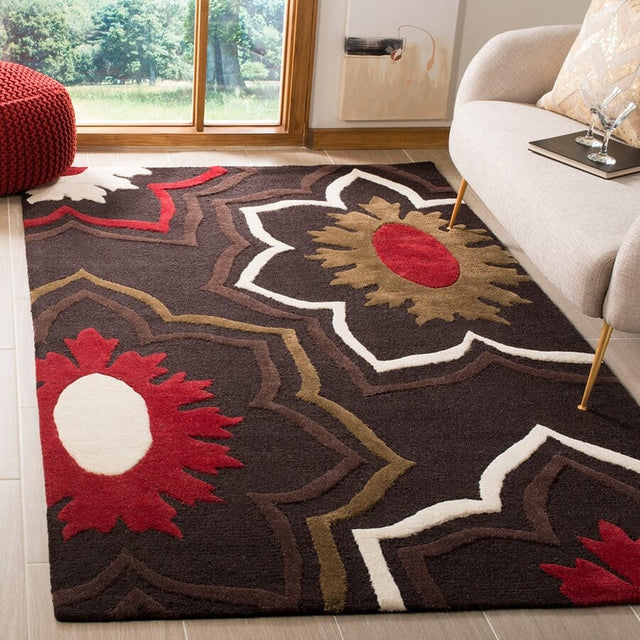 Safavieh Soho Soh857A Brown / Multi Rugs.