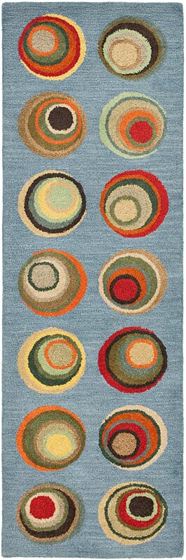 Safavieh Soho Soh921B Blue / Multi Rugs.