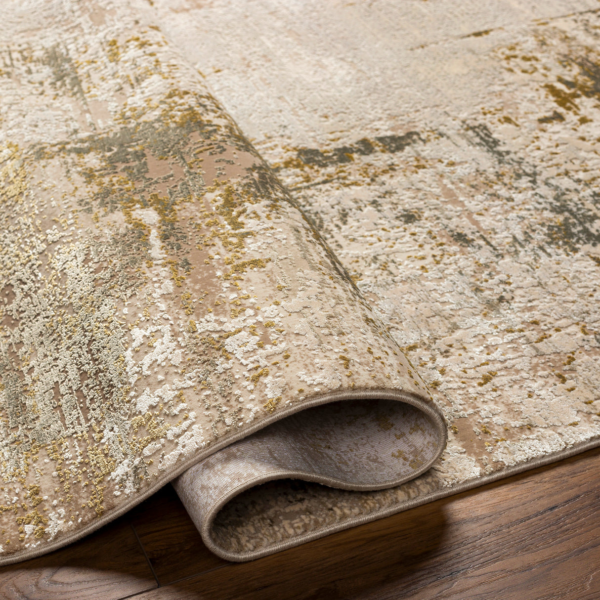 Surya Solar Sor-2322 Tan & Ivory Rug.