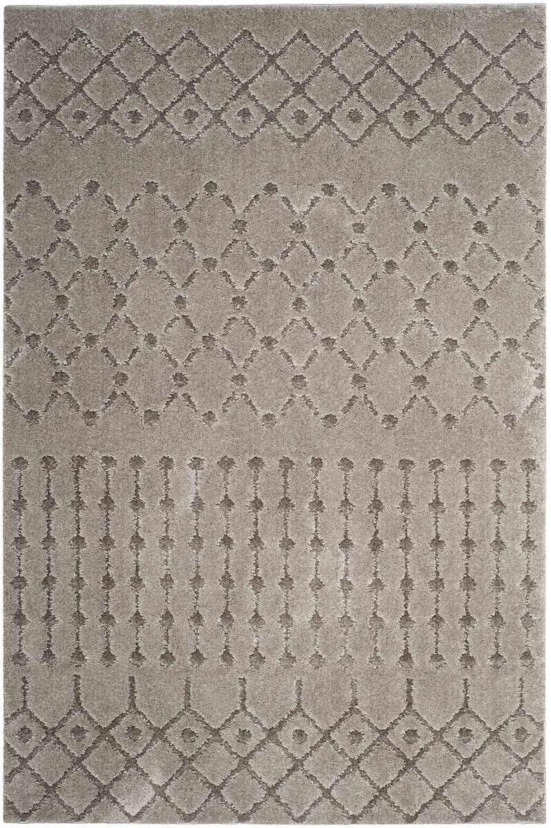 Safavieh Sparta Shag Spg509A Grey / Grey Rugs.
