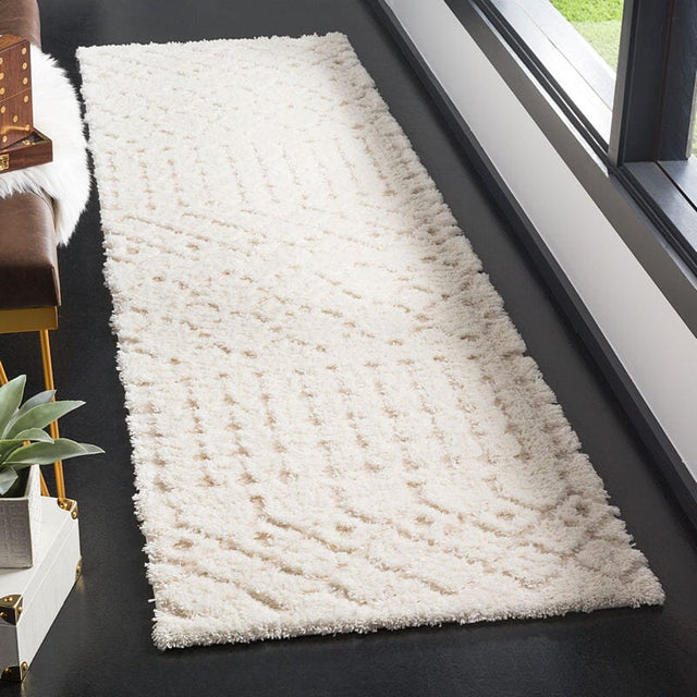 Safavieh Sparta Shag Spg509B Creme / Creme Rugs.