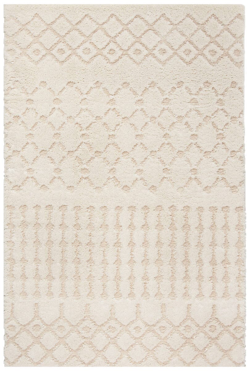 Safavieh Sparta Shag Spg509B Creme / Creme Rugs.