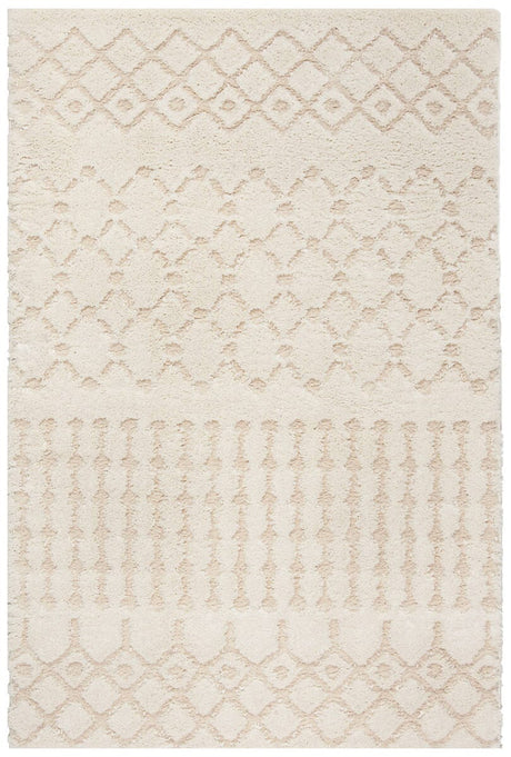 Safavieh Sparta Shag Spg509B Creme / Creme Rugs.