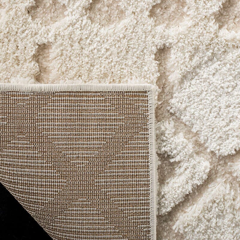 Safavieh Sparta Shag Spg509B Creme / Creme Rugs.